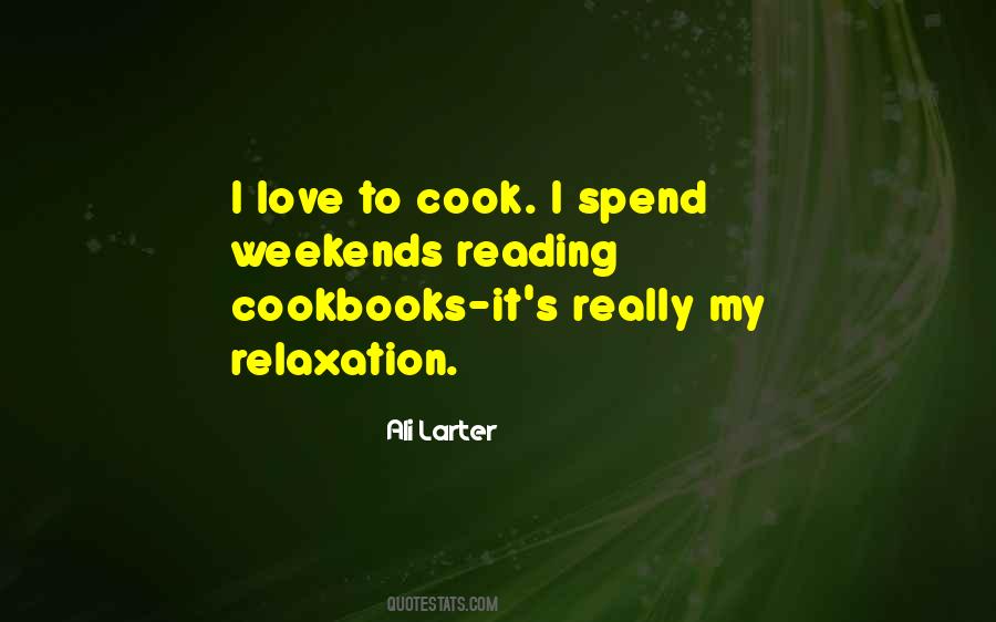 I Love To Cook Quotes #874202
