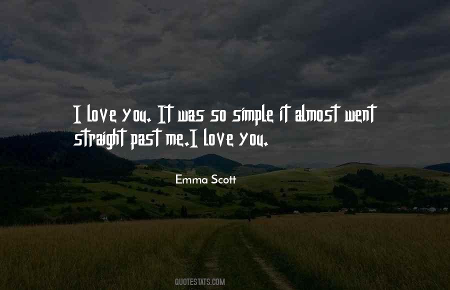 I Love You Past Quotes #28346