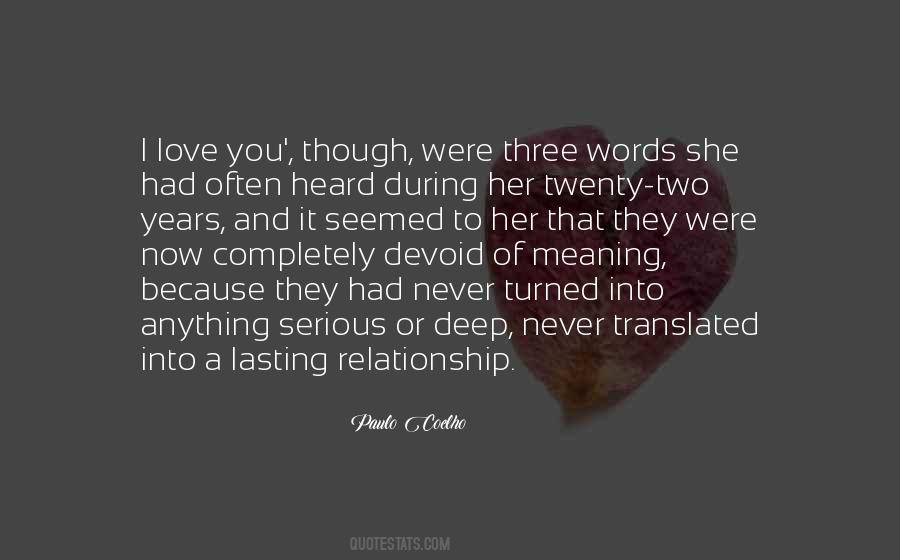 I Love You Though Quotes #782842