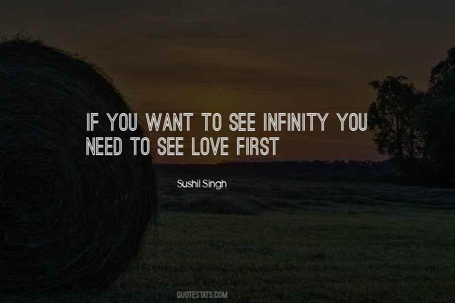 I Love You Till Infinity Quotes #215642