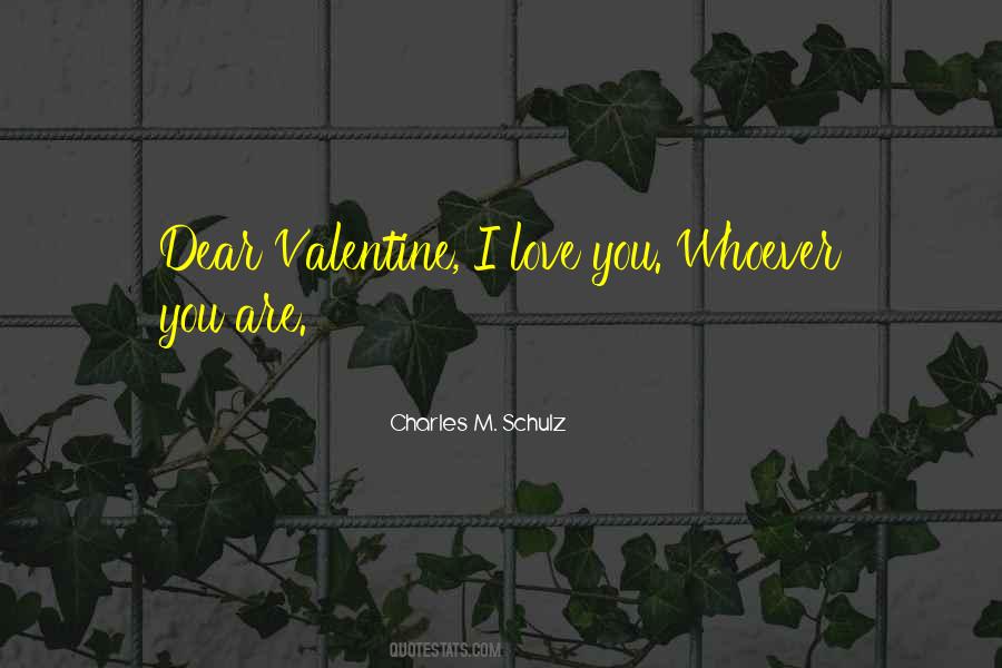 I Love You Whoever You Are Quotes #1705427