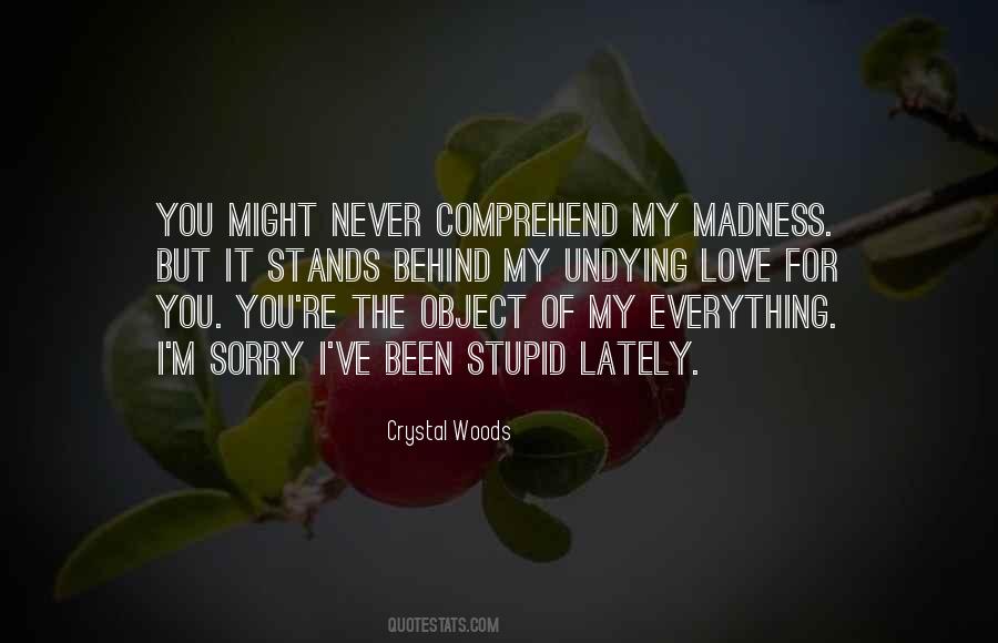 I Love Your Madness Quotes #30894