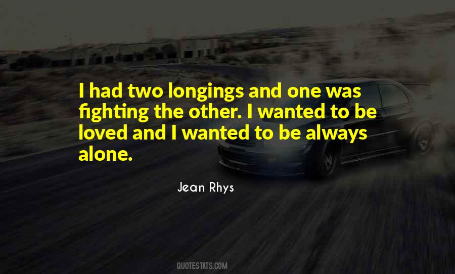 I Loved Alone Quotes #1115746