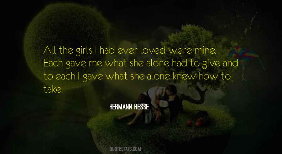 I Loved Alone Quotes #506062