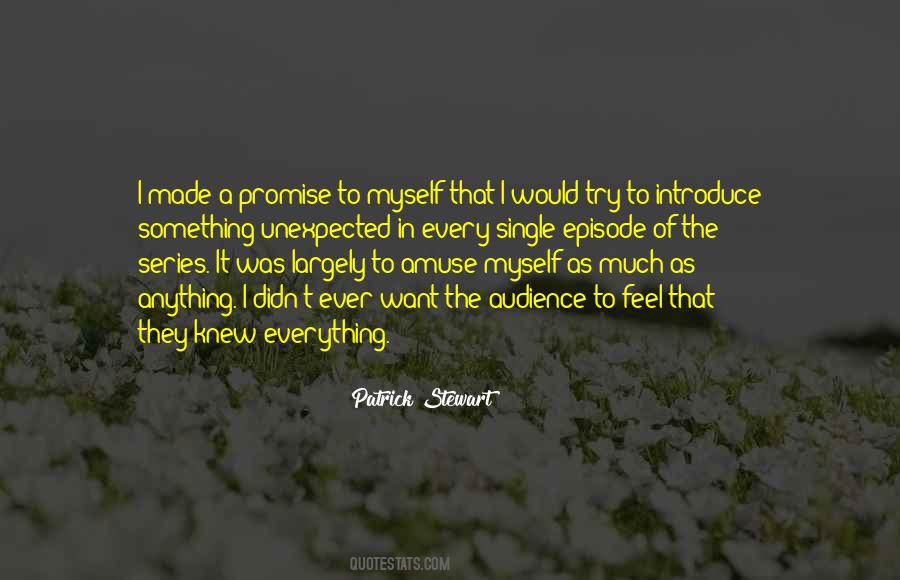 I Made A Promise To Myself Quotes #389275