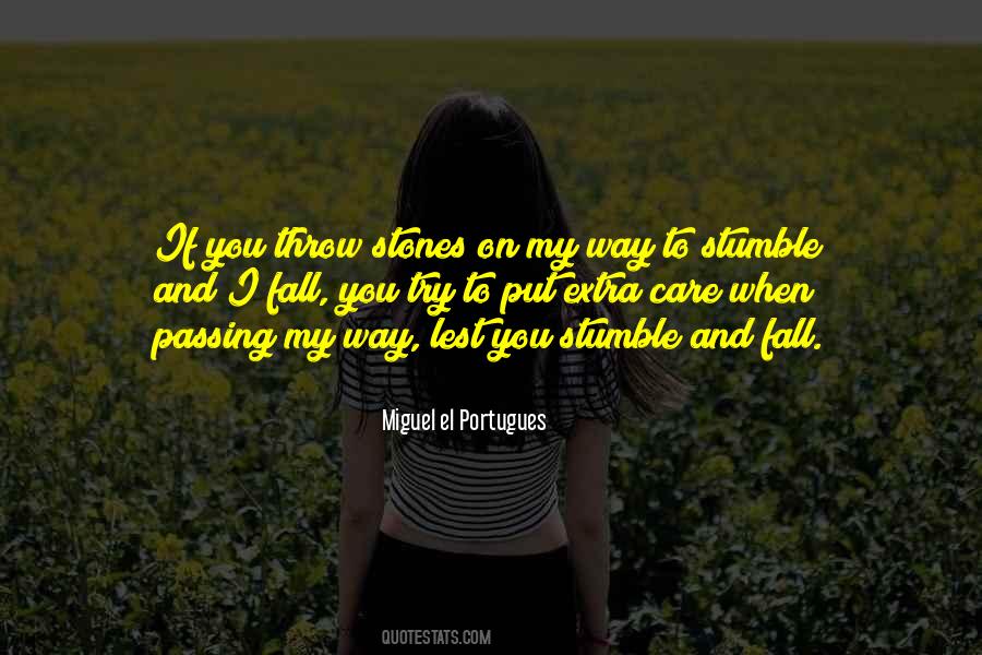 I May Stumble Quotes #99524