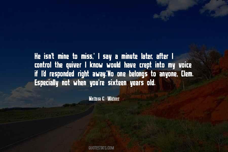 I Miss You When You're Far Away Quotes #56857