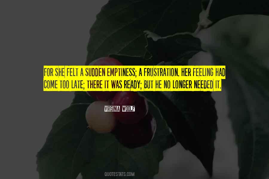 Quotes About Feeling Emptiness #1693678
