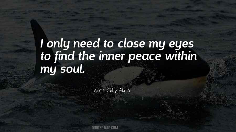 I Need Peace Quotes #1126613