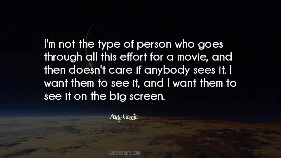 Quotes About The Big Screen #285019