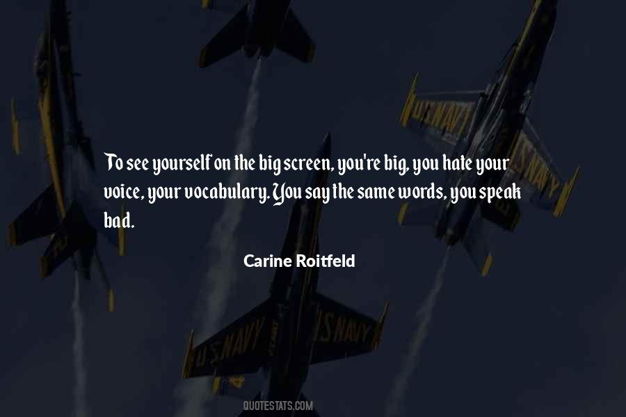 Quotes About The Big Screen #710087