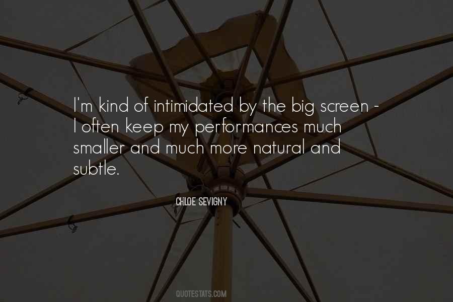 Quotes About The Big Screen #982229