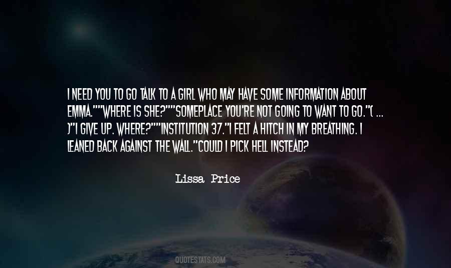 I Need You Back Quotes #577110