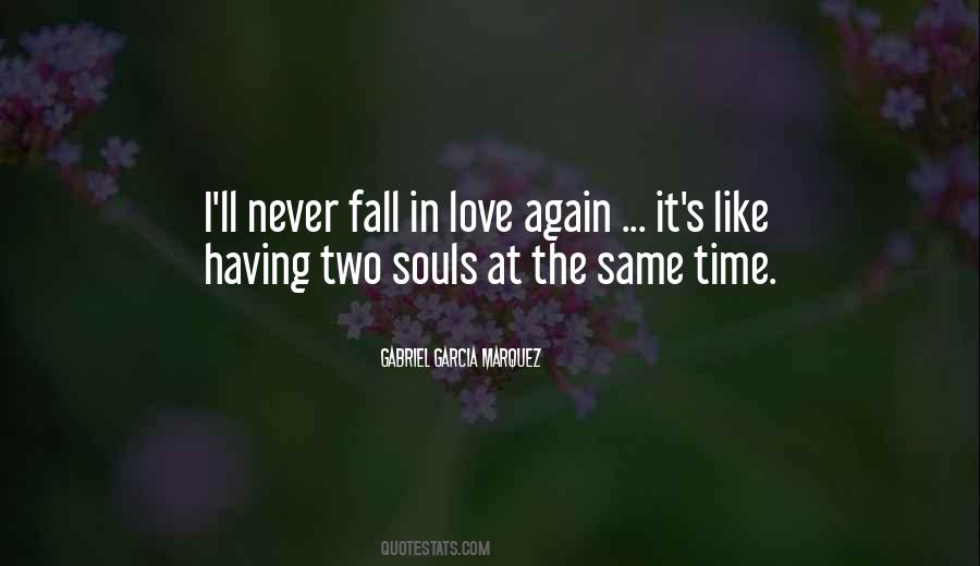 I Never Fall In Love Quotes #1398296