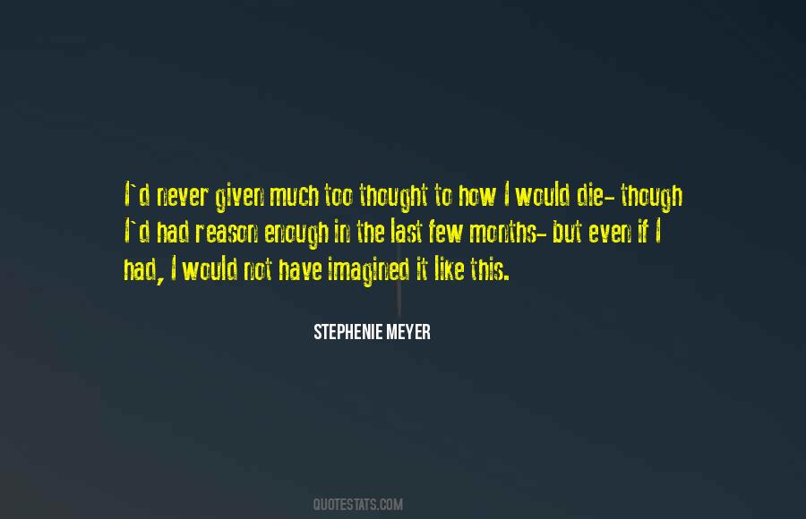 I Never Imagined Quotes #78104