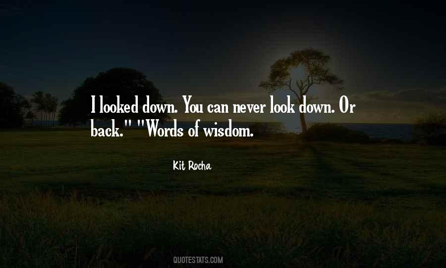 I Never Look Back Quotes #869389