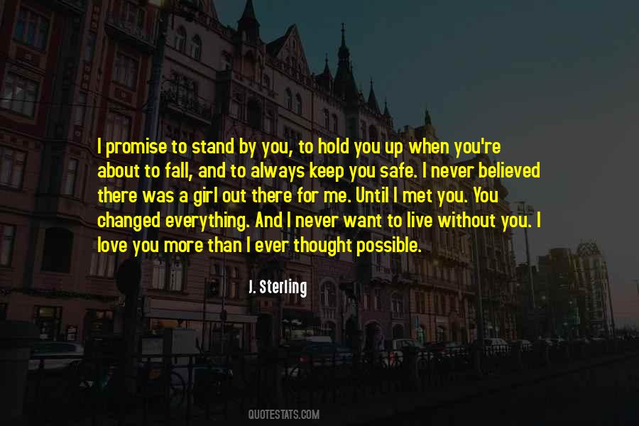 I Never Thought I Could Fall In Love With You Quotes #1823266