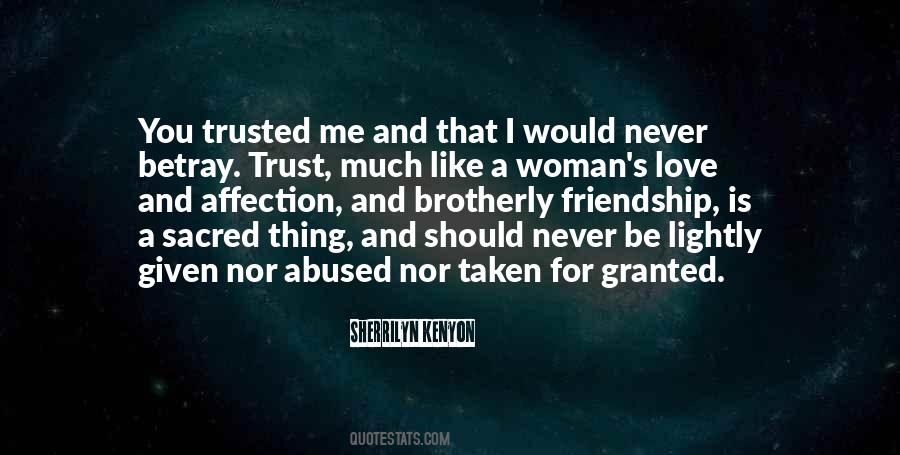 I Never Trusted You Quotes #1673662