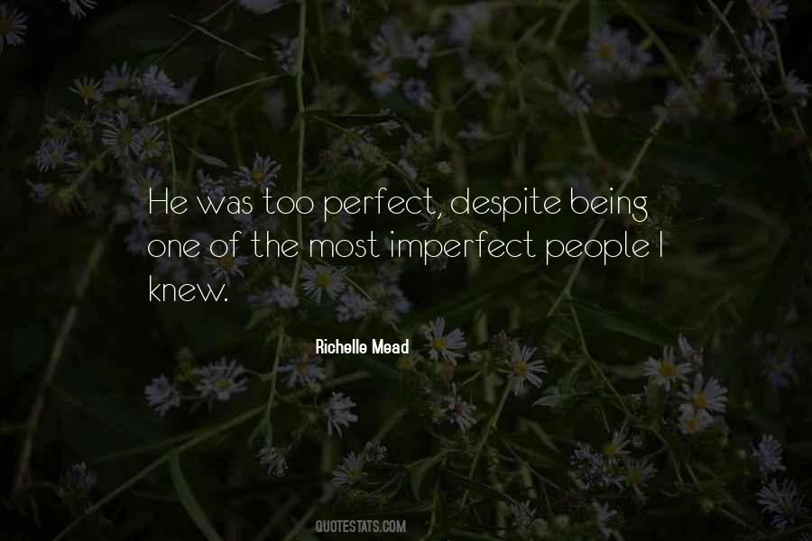 I Not Perfect I Have My Flaws Quotes #300239