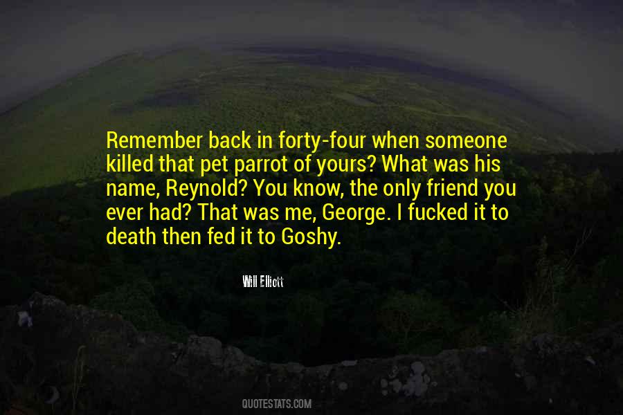 I Remember You My Friend Quotes #248203