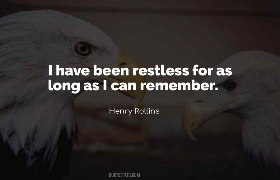 I Restless Quotes #753837