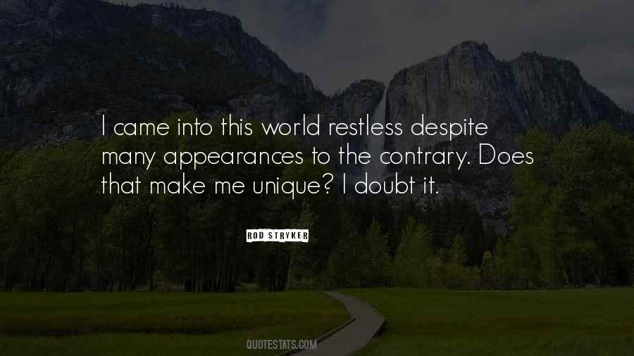 I Restless Quotes #925119