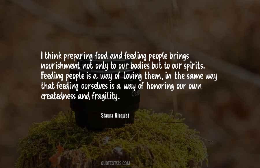 Quotes About Feeding People #1286800