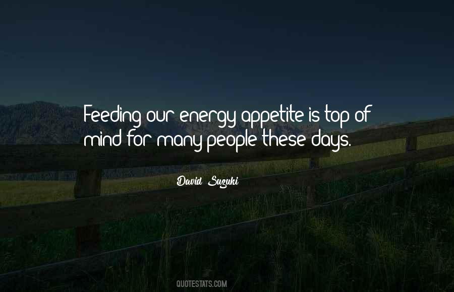 Quotes About Feeding People #1468834