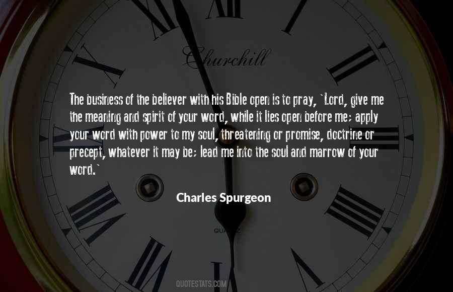 Quotes About The Bible Spurgeon #1592393