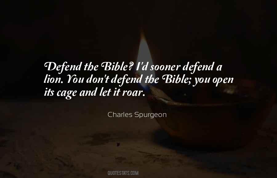 Quotes About The Bible Spurgeon #185047