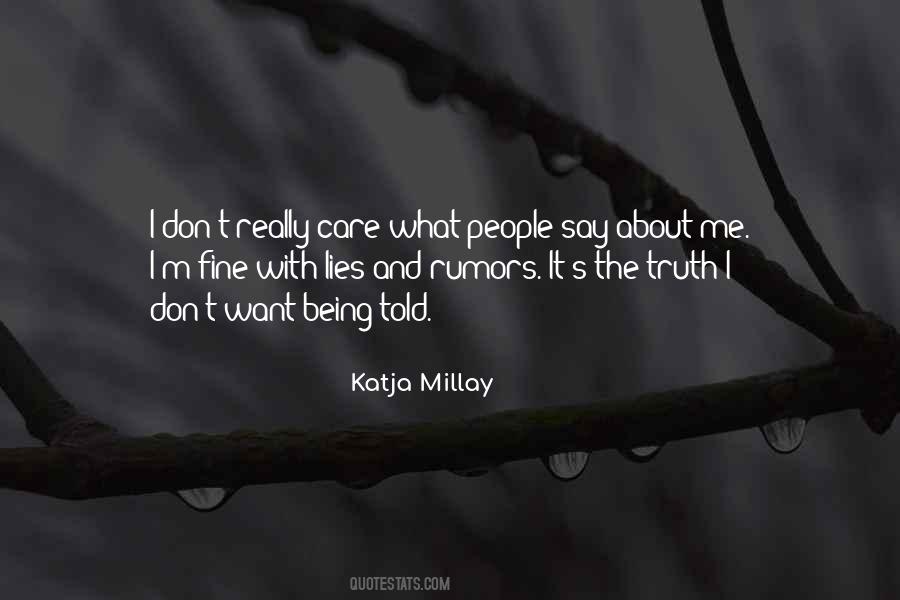 I Say I'm Fine Quotes #1182161
