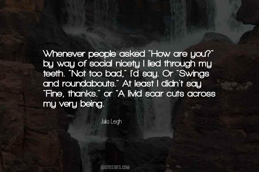 I Say I'm Fine Quotes #388967