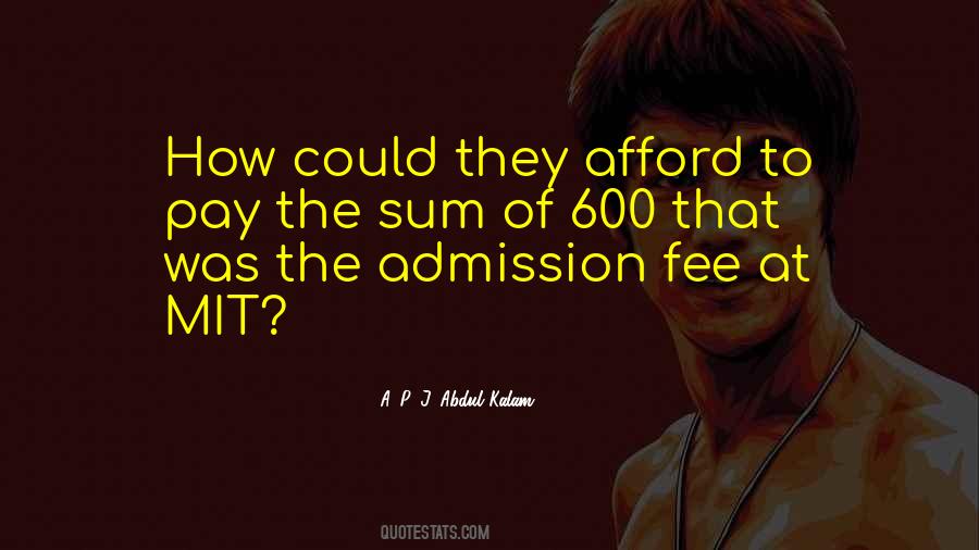 Quotes About Fee #235797