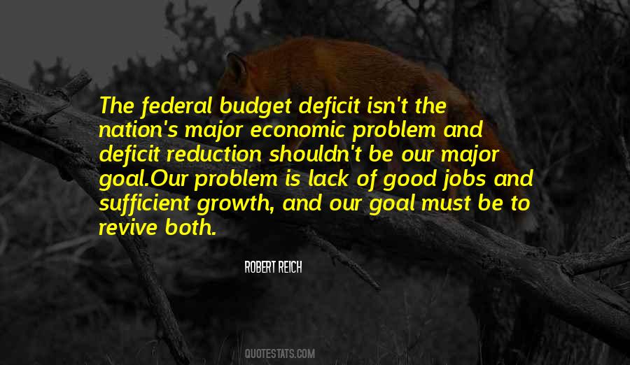 Quotes About Federal Deficit #125004