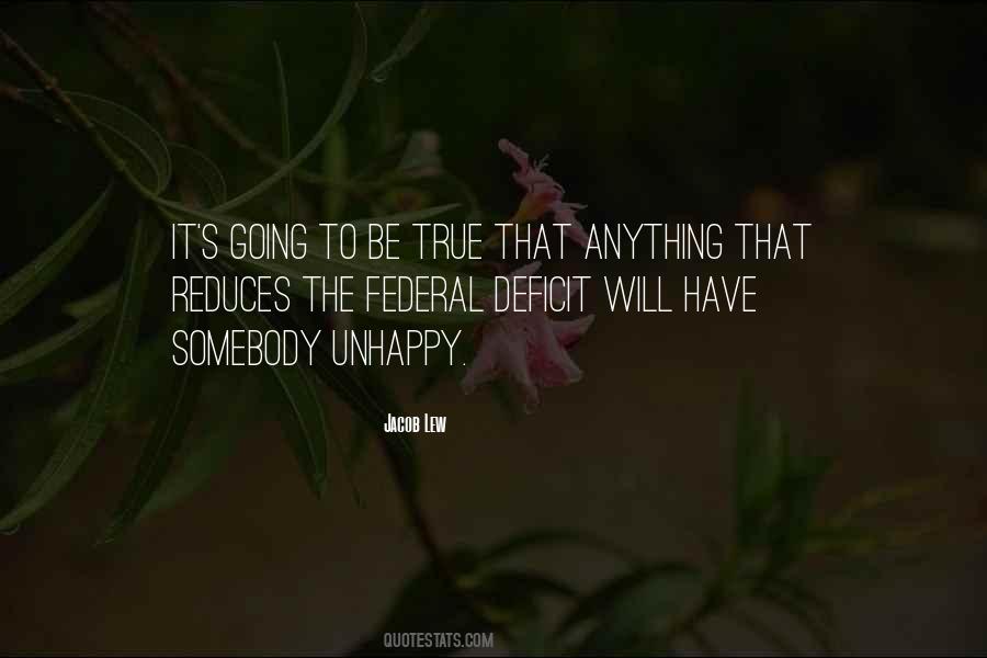 Quotes About Federal Deficit #21437