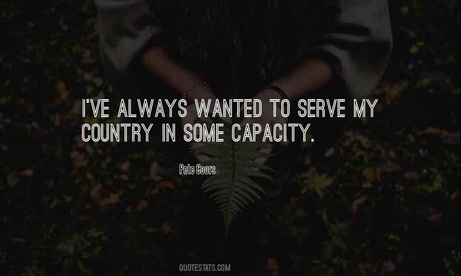 I Serve My Country Quotes #1812236