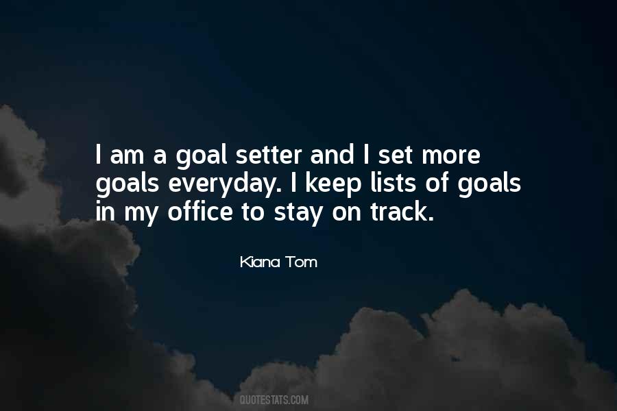 I Set Goals Quotes #1814102