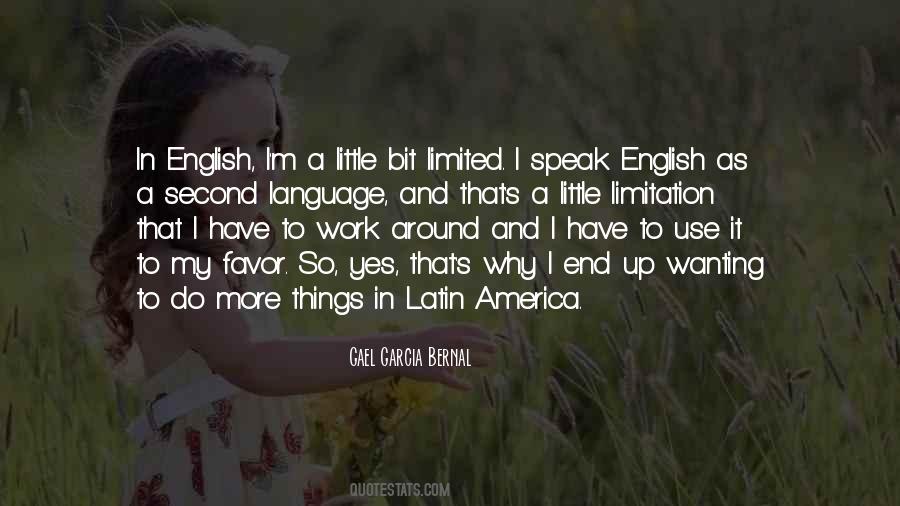 I Speak English Quotes #1722556