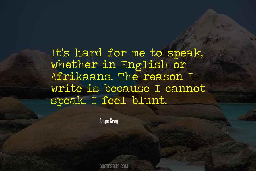 I Speak English Quotes #384457