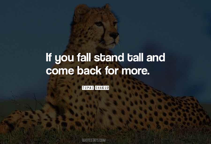 I Stand Tall Quotes #1029114