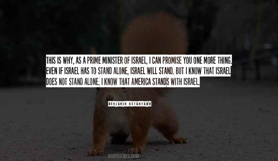I Stand With Israel Quotes #1012178
