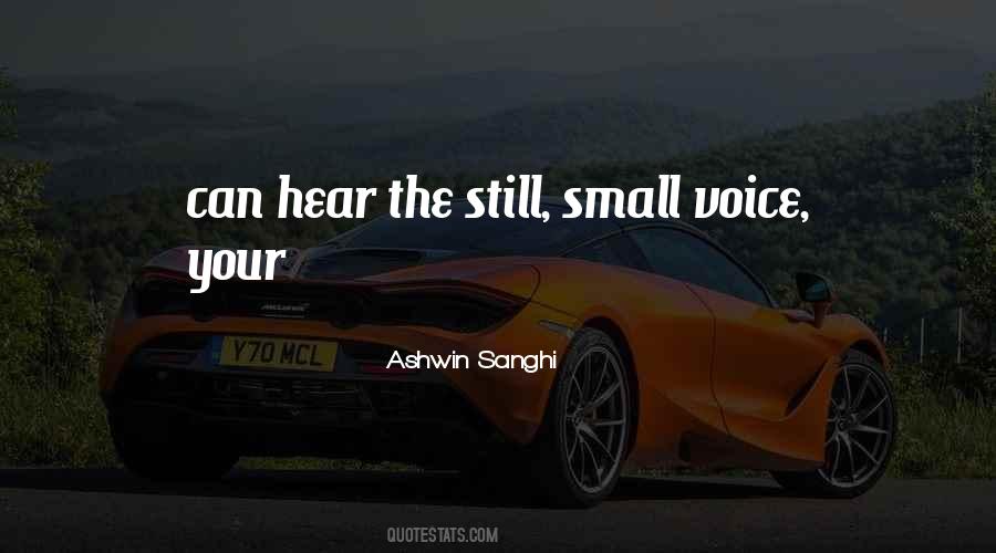 I Still Hear Your Voice Quotes #57843