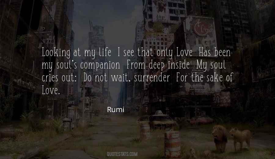 I Surrender My Love Quotes #1253416