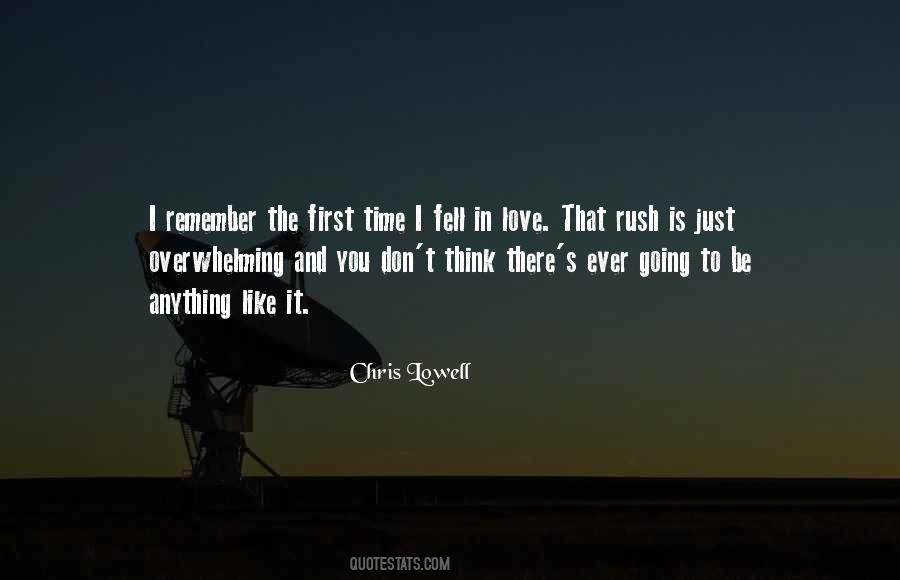 I Think I Fell In Love Quotes #988890