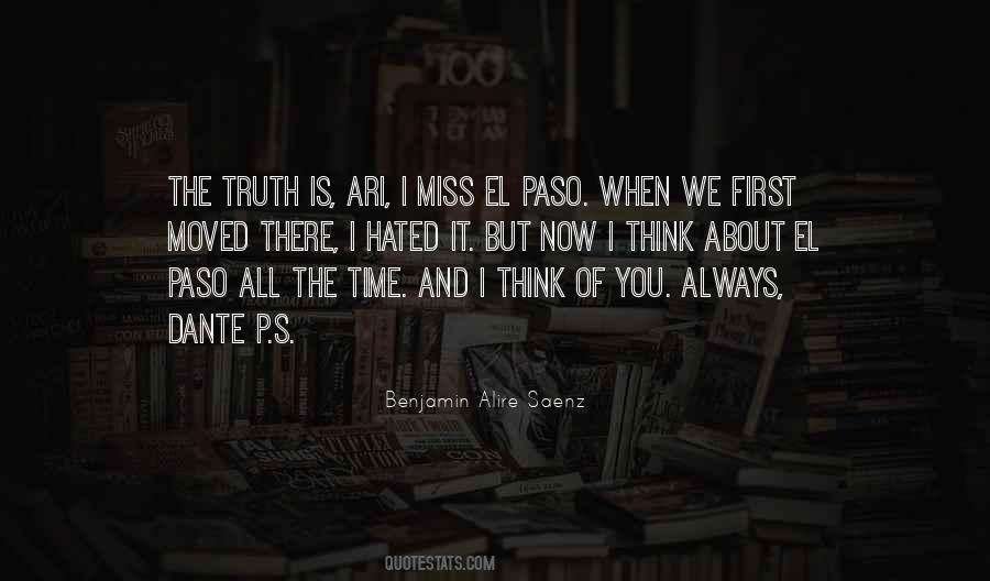 I Think I Miss You Quotes #4174