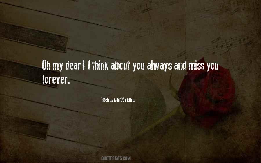 I Think I'll Miss You Forever Quotes #1026319