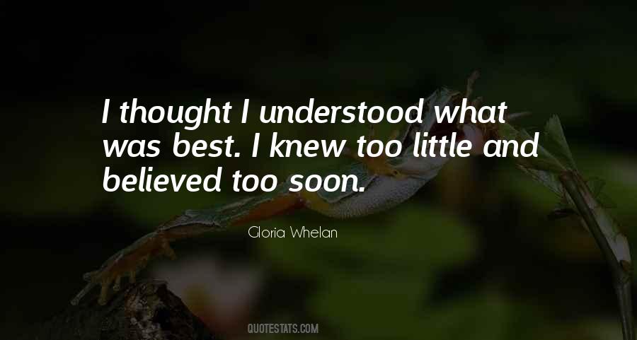 I Thought I Knew You But I Was Wrong Quotes #1660194