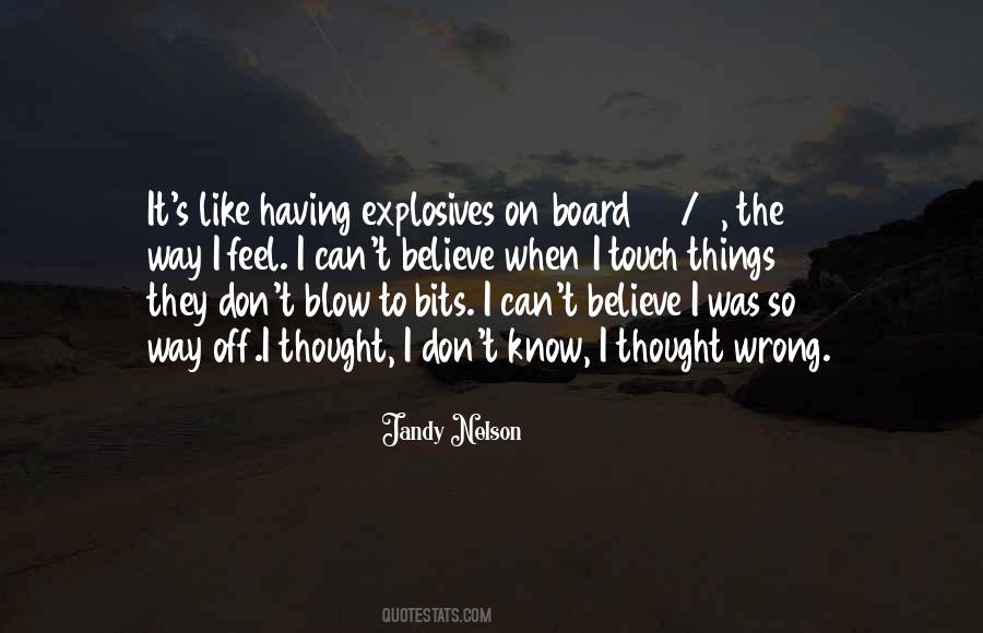 I Thought Wrong Quotes #413182