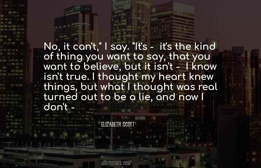 I Thought You Knew Quotes #1247155