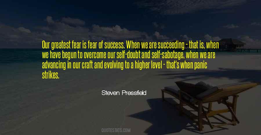 Quotes About Fear Of Success #1334733